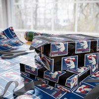 Leave Greenland Alone Polar Bear Resist Wrapping Paper Roll Vintage Patriotic Propaganda Sovereignty Protest