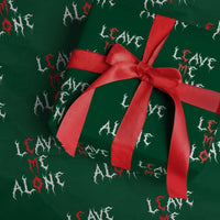 Leave me Alone Emo Wrapping Paper Roll Aesthetic Goth Scene Alternative Music - Wonder Print Shop