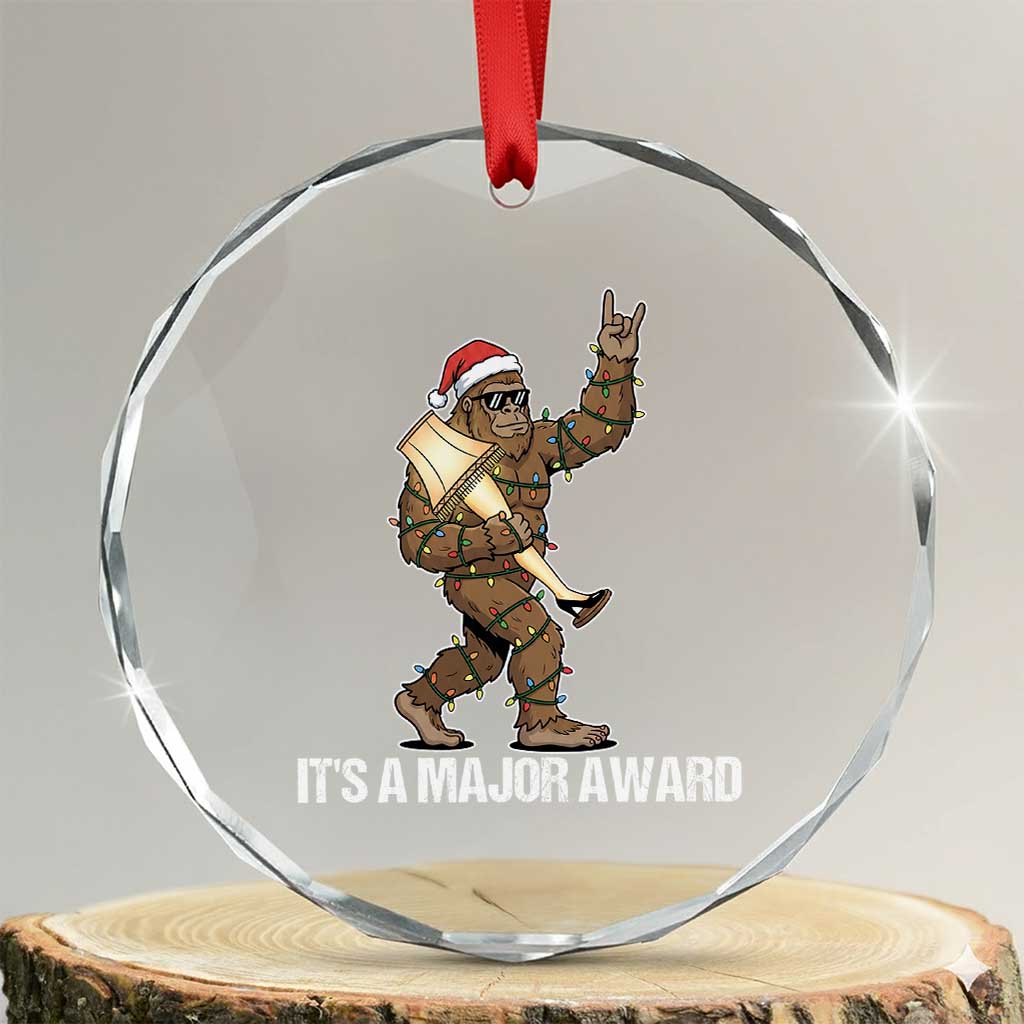 Leg Lamp Christmas Crystal Glass Ornament Funny Bigfoot Fra Gee Leh Xmas - Wonder Print Shop