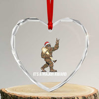Leg Lamp Christmas Heart Crystal Glass Ornament Funny Bigfoot Fra Gee Leh Xmas - Wonder Print Shop