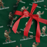 Leg Lamp Christmas Wrapping Paper Roll Funny Bigfoot Fra Gee Leh Xmas - Wonder Print Shop