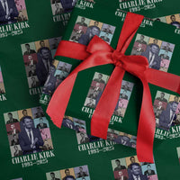 Legacy of Charlie Kirk Wrapping Paper Roll 1993 2025 Memorial Pop Art Tribute Graphic - Wonder Print Shop