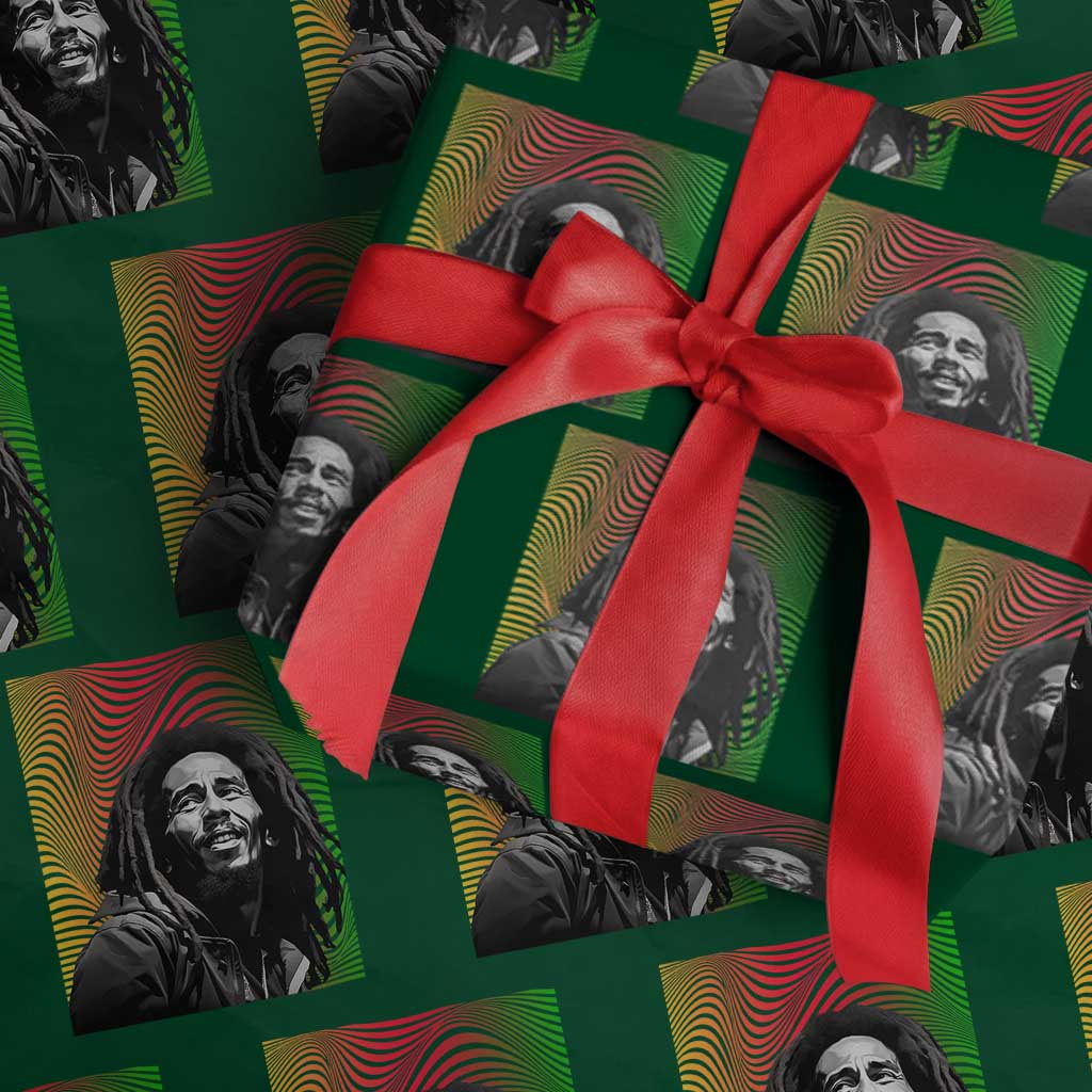 Legend Bob Wrapping Paper Roll One Love The Reggae Vintage Graphic