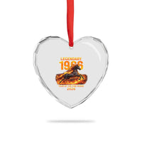 Legendary 1966 Year of the Fire Horse Heart Crystal Glass Ornament Fiery 2026 Zodiac Birthday Gift - Wonder Print Shop