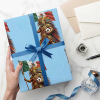 Legendary Mexican Soccer Warrior Pride Wrapping Paper Roll
