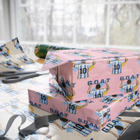 Legendary Number 10 Wrapping Paper Roll Goat Of Soccer Gift For Fans