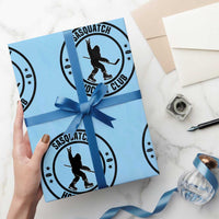 Legendary Sasquatch Hockey Club Wrapping Paper Roll Funny Ice Hockey Gift - Wonder Print Shop