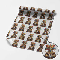 Legendary Tribal Soccer Warrior Wrapping Paper Roll Football Lover