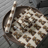 Legendary Tribal Soccer Warrior Wrapping Paper Roll Football Lover