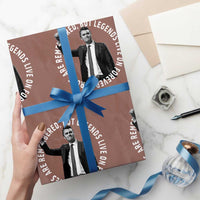 Legends Live Forever Tribute Wrapping Paper Roll Charlie Kirk Legacy Remembrance - Wonder Print Shop