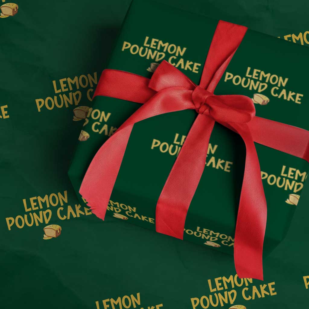Lemon Pound Cake Team Wrapping Paper Roll Viral Meme Dessert Parody Internet Culture Fans