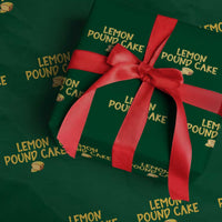 Lemon Pound Cake Team Wrapping Paper Roll Viral Meme Dessert Parody Internet Culture Fans