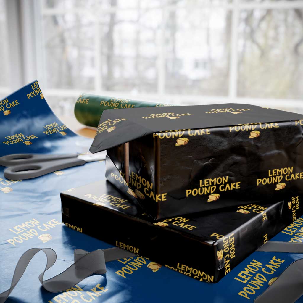 Lemon Pound Cake Team Wrapping Paper Roll Viral Meme Dessert Parody Internet Culture Fans