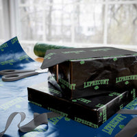 Leprecunt Shamrock Wrapping Paper Roll St Patricks Day Funny Irish Adult Humor