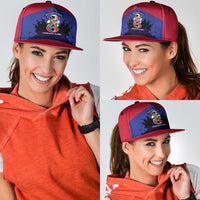 Les Grenadiers Haiti Football Snapback Cap 2026 Nou Retounen Blue Version - Wonder Print Shop