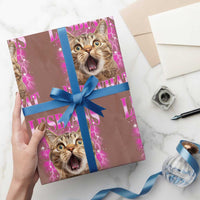 Lesbians Eat What Wrapping Paper Roll Funny Cat Gay Pride LGBTQ Pun - Wonder Print Shop