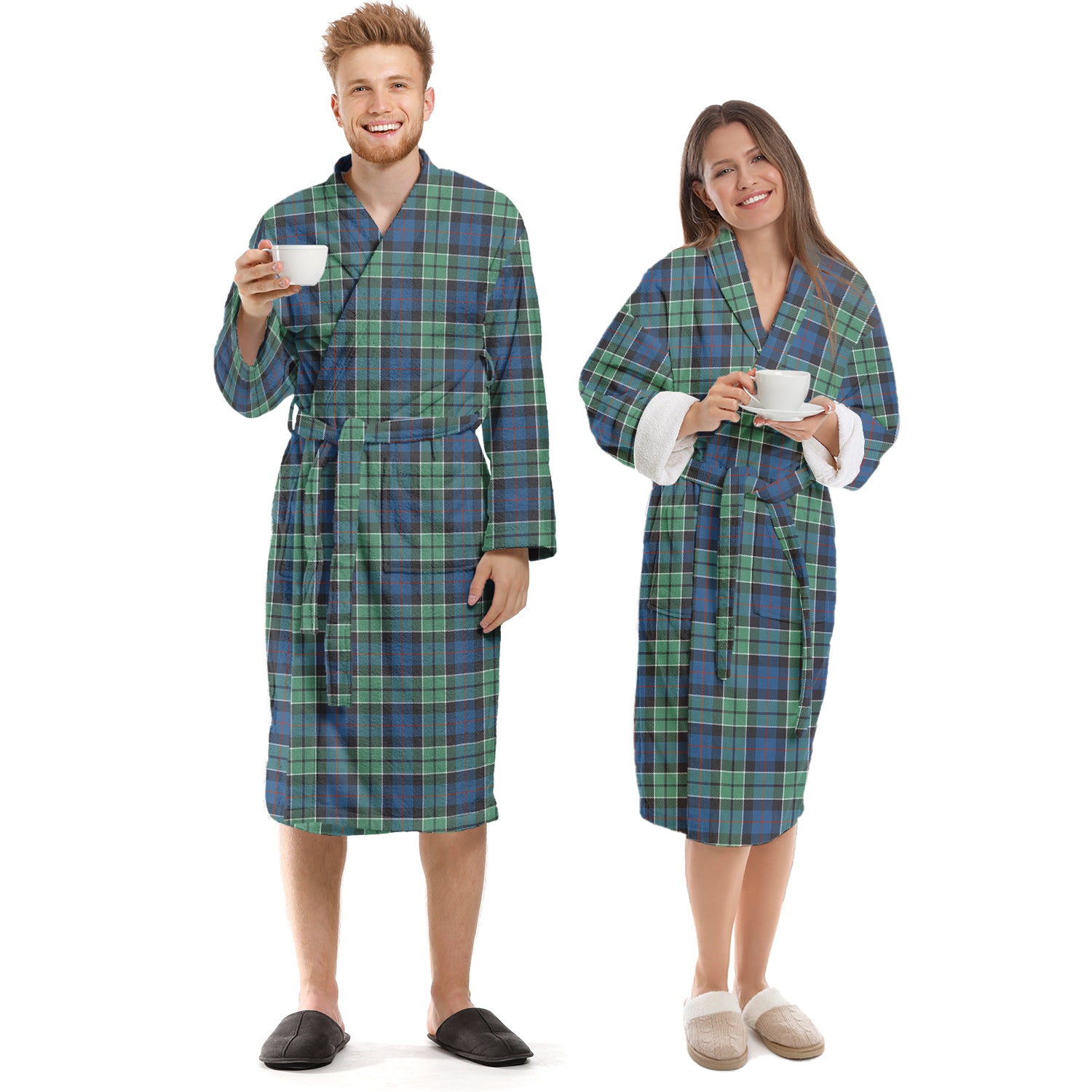 leslie-hunting-ancient-tartan-bathrobe-tartan-mens-robe-tartan-womens-robe