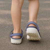 Lesotho Seanamarena Clogs Shoes Basotho Traditional Blanket Style - Serenity - Wonder Print Shop