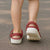 Lesotho Seanamarena Kharetsa Royal Red Clogs Shoes Basotho Traditional Blanket Style - Wonder Print Shop