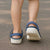 Lesotho Seanamarena - Motlatsi Clogs Shoes Basotho Traditional Blanket Style - Blue - Wonder Print Shop