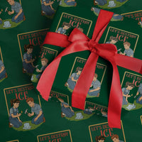 Let’s Destroy ICE Wrapping Paper Roll Retro Parody Protest with Satirical Childhood Graphic