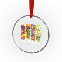 Lets Fiesta Crystal Glass Ornament Funny Cinco De Mayo Party Celebration