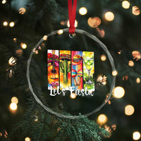 Lets Fiesta Crystal Glass Ornament Funny Cinco De Mayo Party Celebration