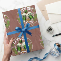 Lets Get Lucked Up Wrapping Paper Roll Funny Saint Patricks Day Lucky Drinking