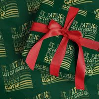 Lets Get Lucked Up Wrapping Paper Roll Funny St Patricks Day