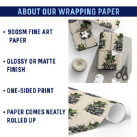 Lets Get Lucked Up Wrapping Paper Roll Lucky Skeleton St Patricks Day