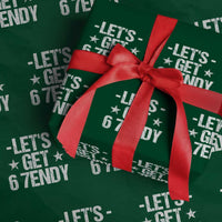 Lets Get Sendy 67 Six Seven Meme Alpha Slang Wrapping Paper Roll - Wonder Print Shop