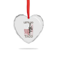 Let’s Go Taco Betsy Ross Flag Heart Crystal Glass Ornament Vintage Patriotic Rifle Gun Rights - Wonder Print Shop