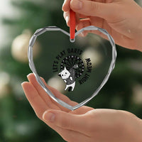 Lets Play Darts Right Meow Heart Crystal Glass Ornament Cute Cat Dart Player Pub Game Gift - Wonder Print Shop
