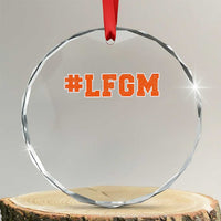 LFGM Crystal Glass Ornament Vintage Retro Throwback Design