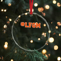 LFGM Crystal Glass Ornament Vintage Retro Throwback Design