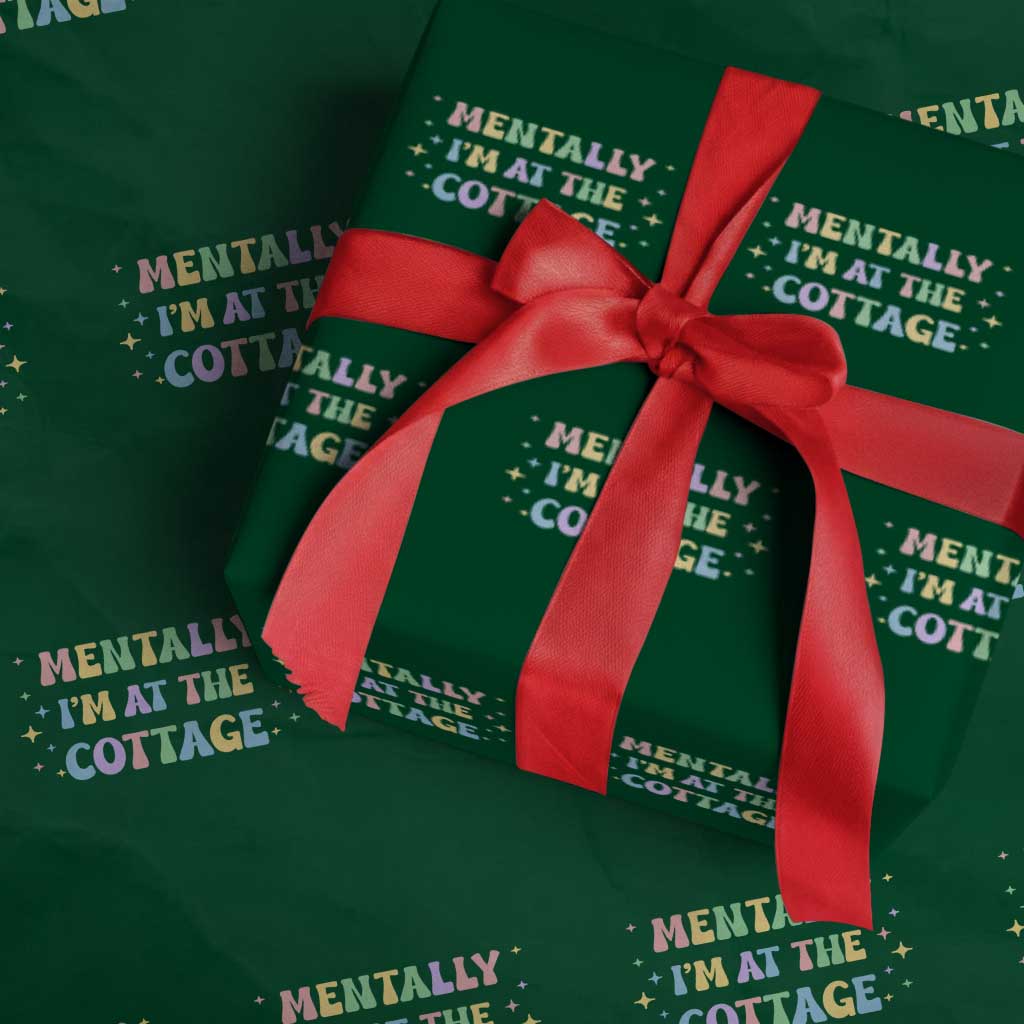LGBT Romance Hockey Wrapping Paper Roll Mentally Im At The Cottage Team Hollanov Fan
