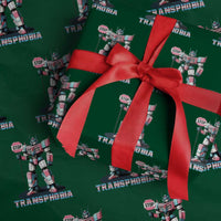 LGBTQ Trans Wrapping Paper Roll Stop Transphobia Trans Rights Social Justice - Wonder Print Shop