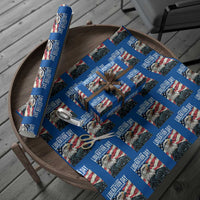 Liberation Day April 2 2025 Wrapping Paper Roll Fair Trade Patriotic American Eagle USA Flag - Wonder Print Shop