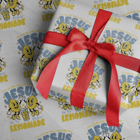 Life Gave Me Some Lemons But My Jesus He Be Makin Lemonade Wrapping Paper Roll Retro Lemon