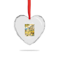 Limoncello Amalfi Coast Heart Crystal Glass Ornament Lemon Lover Italian Summer Fruit