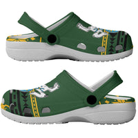 Lithuania Christmas Clogs Shoes Coat Of Arms Linksmu Kaledu - Wonder Print Shop