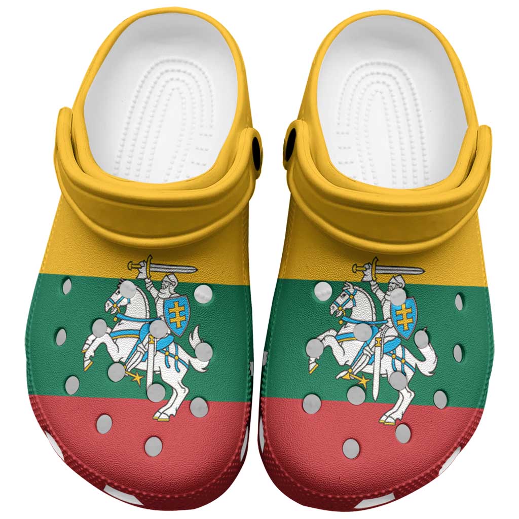 Lithuania Clogs Shoes Flag Color Inspiration - Wonder Print Shop