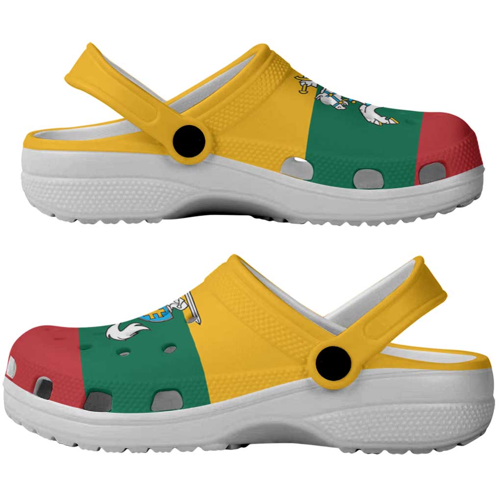 Lithuania Clogs Shoes Flag Color Inspiration - Wonder Print Shop