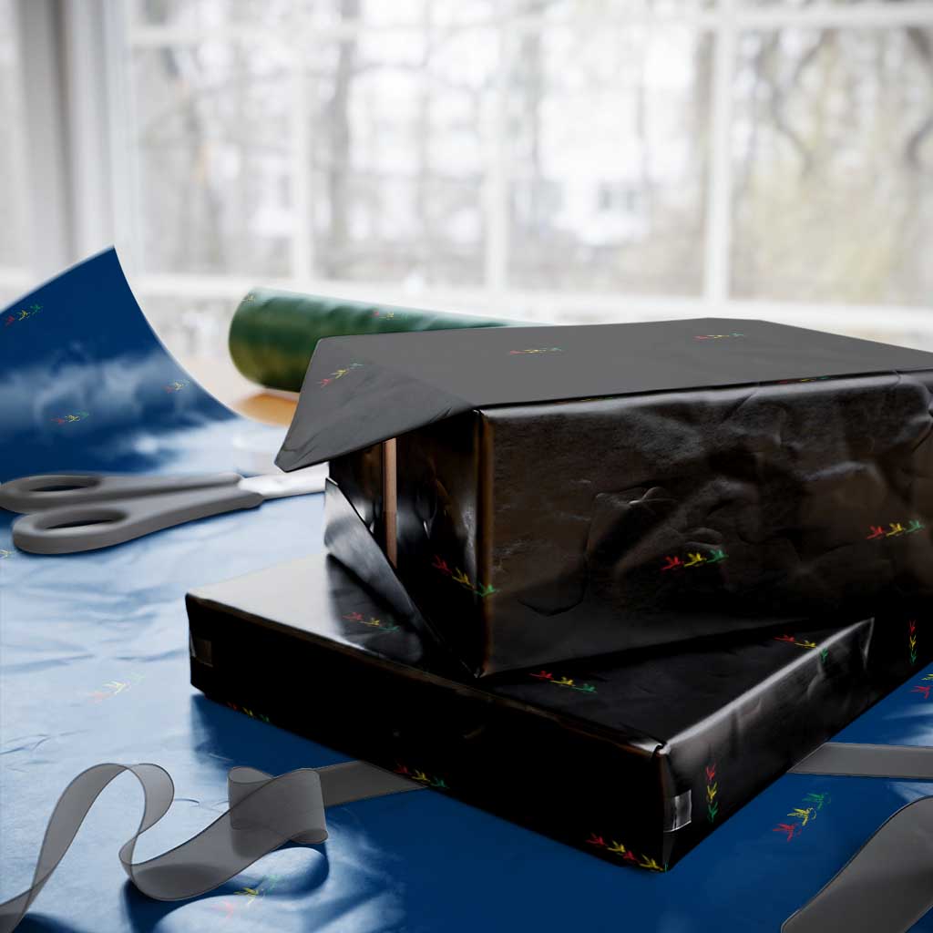 Little Birds Wrapping Paper Roll Rastafari Rasta Reggae Music Jamaican Pride - Wonder Print Shop