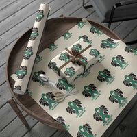 Liver Cancer Angel Warrior Wings Wrapping Paper Roll Green Ribbon Awareness Support Gift