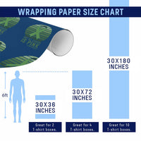 Liver Cancer Awareness Wrapping Paper Roll Not All Cancer Is Pink Ribbon Support Gift
