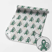 Liver Cancer Strong Nurse Warrior Wrapping Paper Roll Stethoscope Healthcare Support Gift