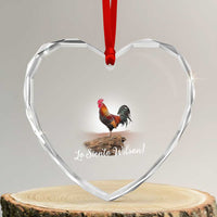 Lo Siento Wilson Funny Chicken Floating Meme Heart Crystal Glass Ornament Dramatic Rooster Parody Spanish Apology