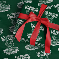 Lo Siento Wilson Funny Chicken Floating Meme Wrapping Paper Roll Viral Rooster Spanish Apology Trend