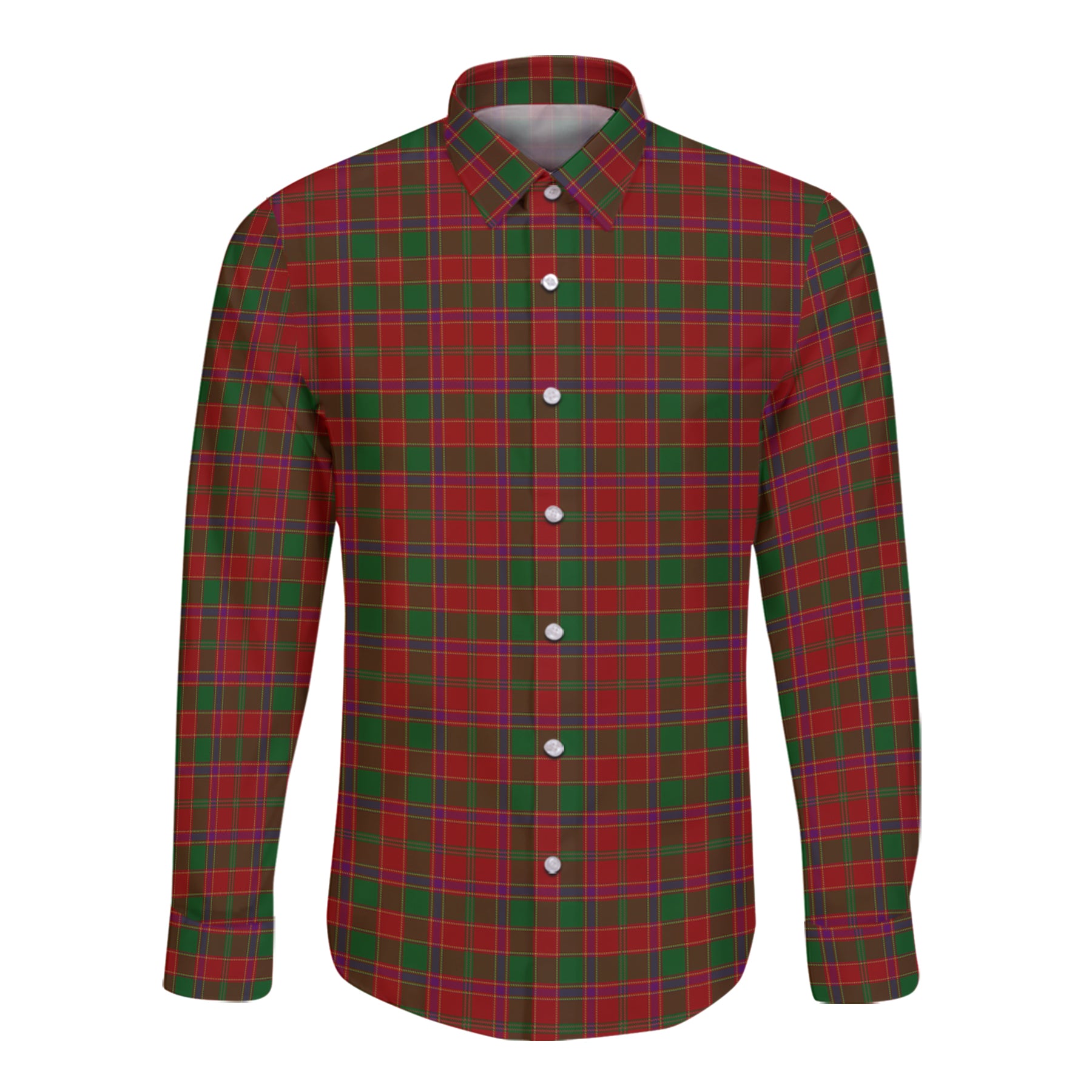Lochiel Tartan Long Sleeve Button Up Shirt K23